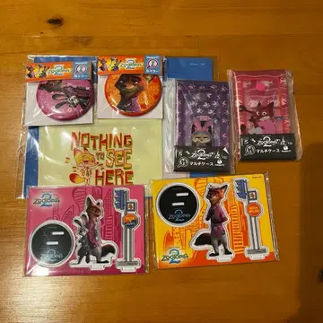 주토피아2 복권 닉 세트