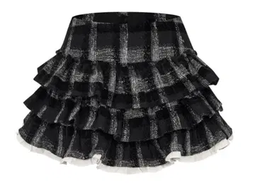 ANDWANG 참 프릴 퀼로트 미니 스커트 M