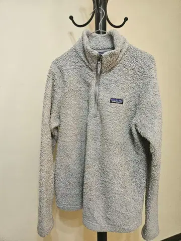 Patagonia 로스 가토스 플리스 XL 하프 지퍼 그레이