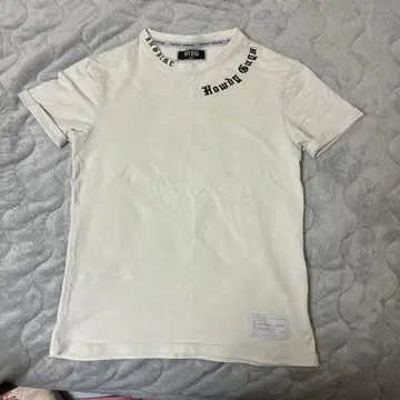 ATEC 로고 화이트 T셔츠