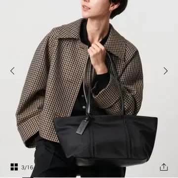 유나이티드 애로우즈 나일론 토트백 더블 지퍼 새상품 택 포함