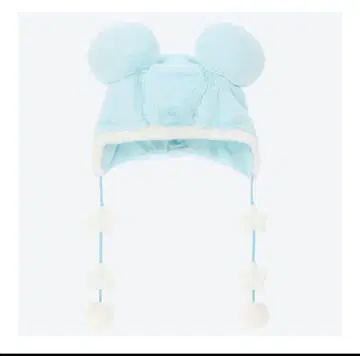미키마우스 귀달린 모자 스카이블루