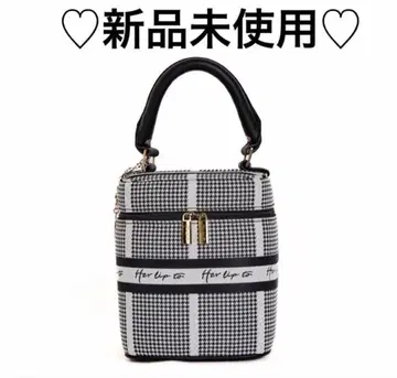 미개봉 새상품 Herlipto Jacquard Vanity Bag 블랙