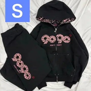 9090 OG Logo 셋업 블랙 size S