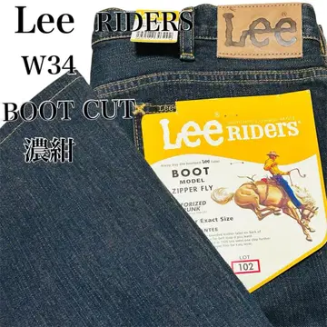 Lee 라이더스 데님 팬츠 미사용 새상품 다크 네이비 부츠컷 w34