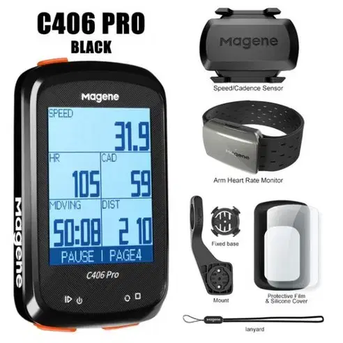 Magene C406 프로 자전거 GPS 네비게이션 무선 방수 속도계