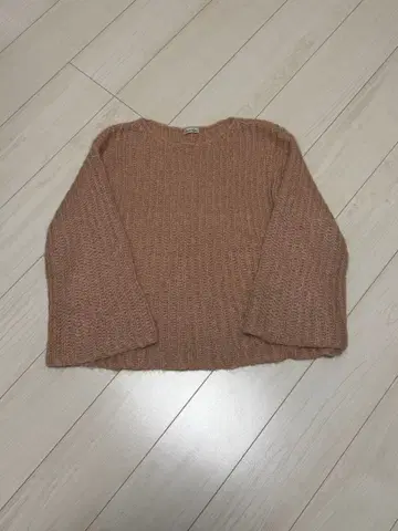 Steven Alan 모헤어 혼방 니트 스웨터 핑크 베이지 일본제