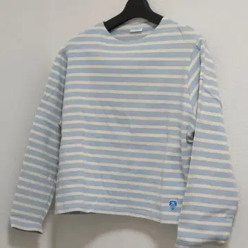 ORCIVAL 보더 바스크 셔츠 블루