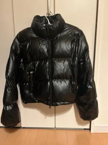 블랙 다운 자켓