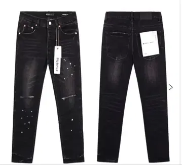 PURPLE BRAND 스키니 데님 블랙 신상