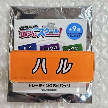 초특급 후지비지 트레이딩 명찰 배지 하루