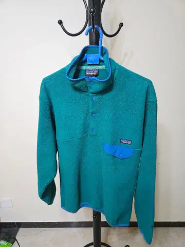 Patagonia 90s 신틸라 스냅T M USA 기획 그린