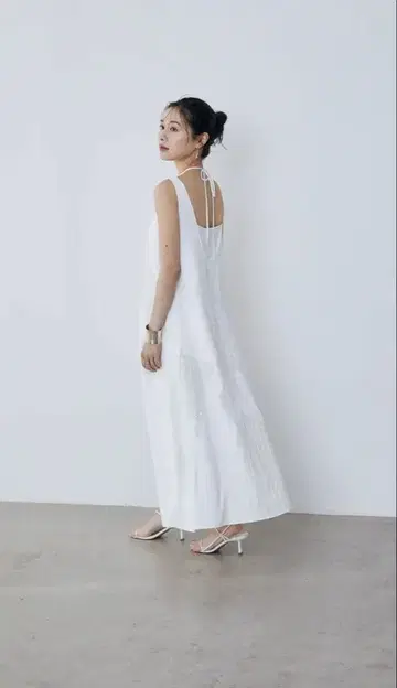 레이어드 블로킹 드레스 M 사이즈