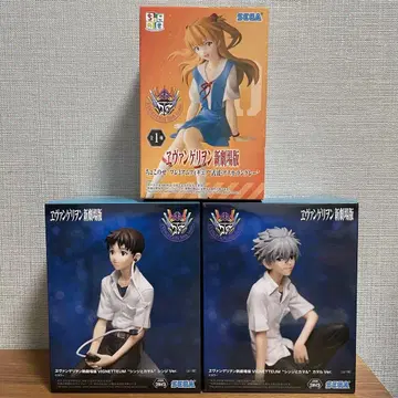 에반게리온 신극장판 아스카 신지 카오루 피규어 3종 세트