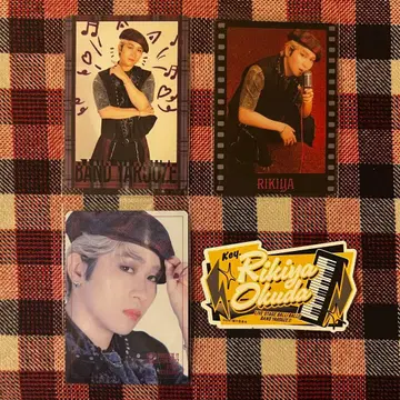 오쿠다 리키야 BALLISTIK BOYZ 포토 카드 시크릿 스티커 세트