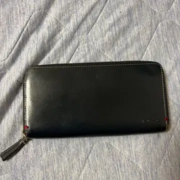 가죽 장지갑 블랙 태슬 포함