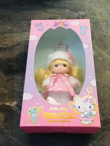 한국 한정판 리틀 미미 키티 키링 산리오 50주년 ILLIT 원희