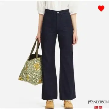 JW ANDERSON 다크 블루 부츠컷 데님