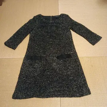 Coomb Luxe 원피스 7부 소매 블랙