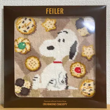 [ 미사용 새상품 ] 스누피 페이러 손수건 쿠키 [ 익명 배송 ]