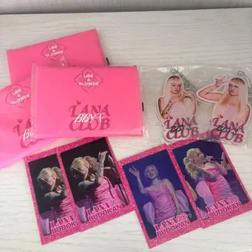 LANA [팬클럽 한정판] 키링, 포켓 티슈, 트레이딩 카드, 덤 포함