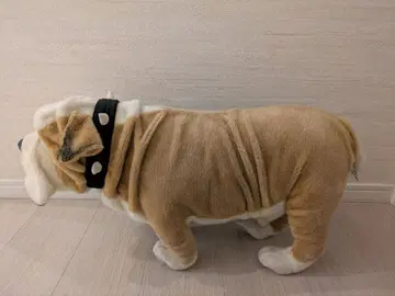 HANSA 브리티시 불독 봉제 인형 실물 크기