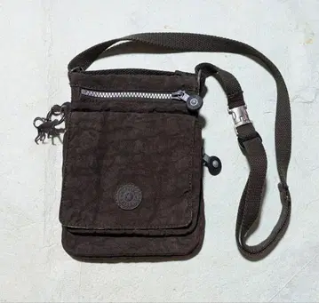 키플링 다크 브라운 미니 숄더백