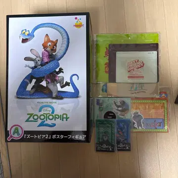 주토피아2 해피 복권 A상 포스터 피규어