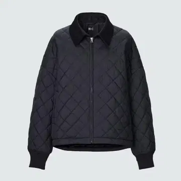 UNIQLO C 퍼프 테크 블루종 M