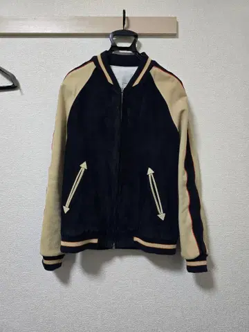 covert 가죽 자켓 타이거 스카잔형