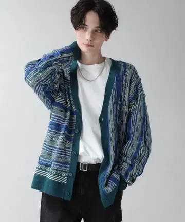 RAGEBLUE 가디건 L 사이즈 블루 계열