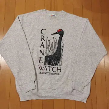 90s Hanes 헤인즈 빈티지 프린트 맨투맨 구택