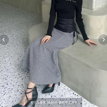 새상품 [리젝시] 코르셋 시어 머메이드 스커트