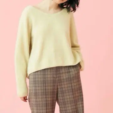 보르지 울 100% 니트 스웨터 상의 풀오버