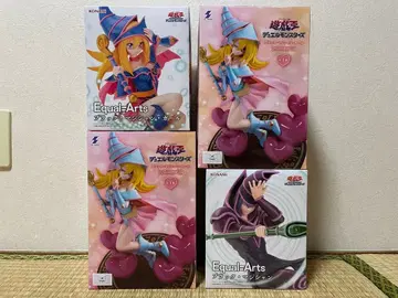 유희왕 블랙 매지션 걸 피규어 4개