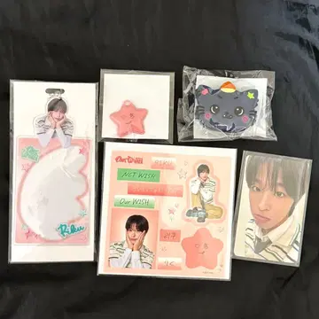 NCT WISH 리쿠 랜덤 토이 세트 구매 혜택 트레이딩 카드