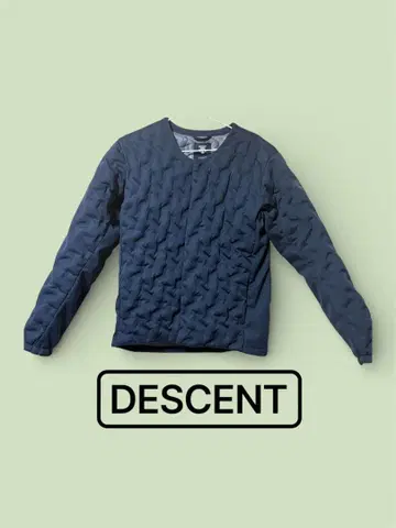 DESCENTE 네이비 퀼팅 자켓