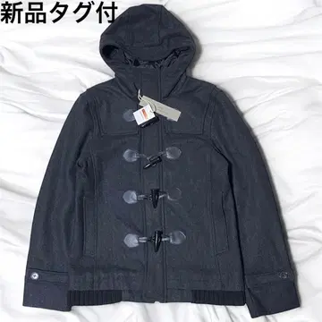 새상품 imp 숏 기장 더플 코트 차콜 그레이 미사용 택 포함