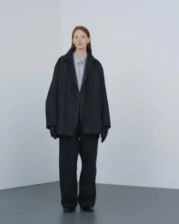 YOKE Graphpaper NUBUCK LEATHER CAR COAT