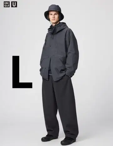 UNIQLO U 브러쉬드 맨투맨 와이드 팬츠