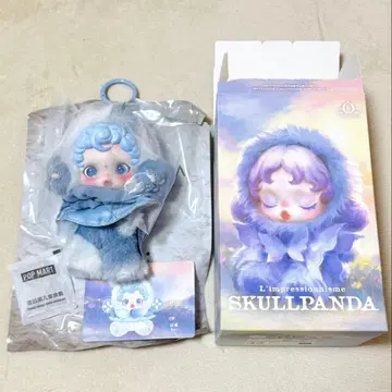 POP MART 스컬 팬더 봉제 인형 펜던트