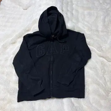 GAP 블랙 집업 후드티
