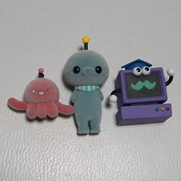 교육 방송 플로키 피규어 3체 세트