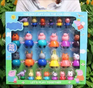 Peppa pig 페파피그 완구 피규어 25개 박스 포함