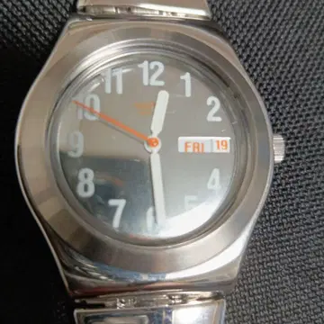 작동품 SWATCH IRONY 손목시계 스테인리스