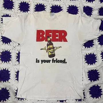 90s GILDAN BEER is your friend T셔츠 XL