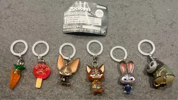 주토피아 메지루시 액세서리 전 6종 컴플리트