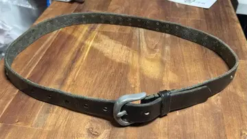 Vintage 스터드 가죽 벨트
