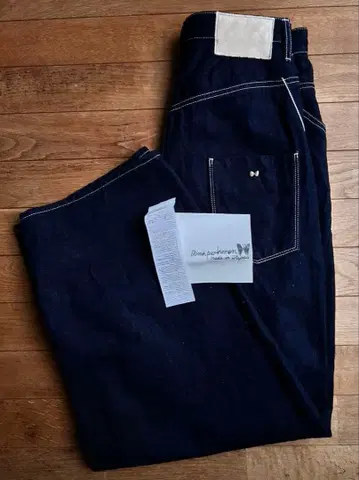 미나 페르호넨 always 벌룬 와이드 데님 indigo 34 택 포함