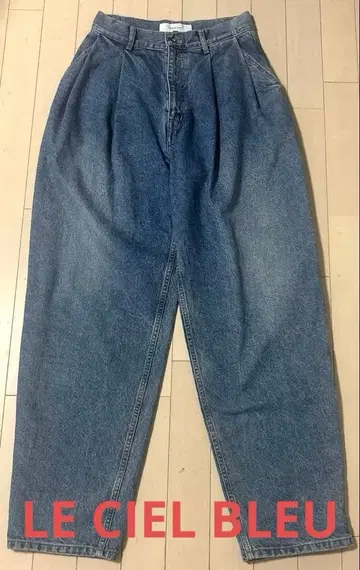 LE CIEL BLEU 테일러드 페그 청바지